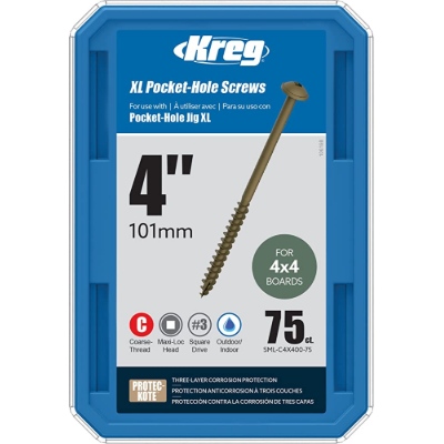 SML-C4X400-75+KREG%C2%AE+HD+Pocket-Hole+tornillos+4in+1