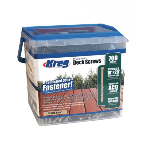 SDK-C2W-700+KREG%C2%AE+Protec-kote+Tornillos+Deck+de+2%E2%80%9D