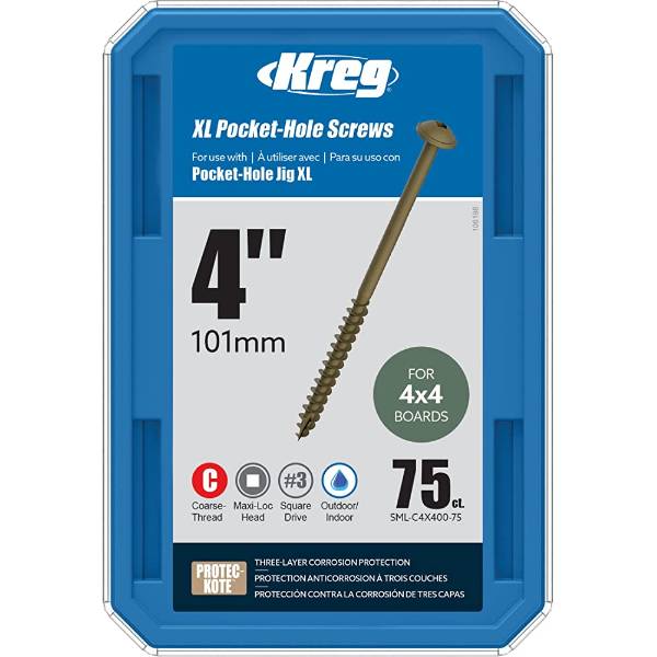 SML-C4X400-75+KREG%C2%AE+HD+Pocket-Hole+tornillos+4in+1